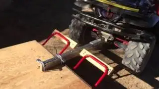 ATV wagon made from hand trucks