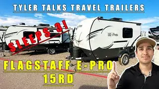 The New Flagstaff E-Pro 15RD- YOU WONT BELIEVE HOW MUCH THEY PACKED INTO THIS 16 FOOT TRAILER!