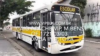 Caio Apache Vip, M.Benz OF-1721, bomba injetora, 03/03 R$48.000,00 Vip Bus