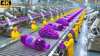 Giant Grape Soda Secrets: The Most Satisfying Factory Tour Ever!