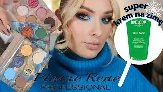 nadmorskie  paletki od PierreRene| Idealny tani krem na zimę! |kolekcja kawowa od GlamShop| TUTORIAL