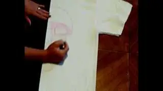 3D mushroom tie dye folding and binding process
