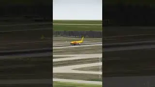 WoA World of Airports DHL Express Airbus A330-200F Take Off at Leipzig #Shorts
