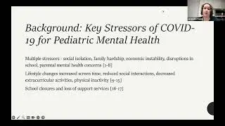 CAP GR: Epidemiology Meets Practice: Trends in Pediatric Mental Health Care. by Dr. Jacquelyn Paquet