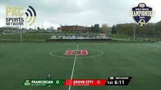 Franciscan at Grove City -- Men's Soccer -- November 8, 2025