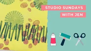 Intuitive Printmaking: Sticks and Stones