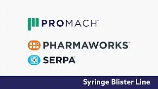 Syringe Blister Line - Integrated Blister Solutions - Pharmaworks TF2 and Serpa P100