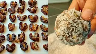 If you have dates, make & store these balls (Quick & Healthy) Khajur ke laddu