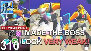 Mechangelion Robot Fighting 310: 🔥 INSTANT DEFEAT! Super 3 Stars Weapon vs. Fregate Boss!