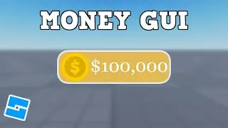 How To Make a MONEY GUI | Roblox Studio