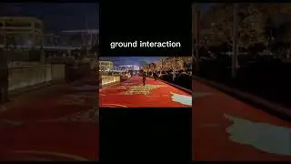Interactive projection corridor floor screen high-tech intelligent 3d floor projector
