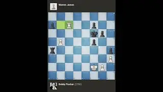 Bobby Fischer vs Warren James &radic; Chess Simultan | Chicago - USA, 1964.