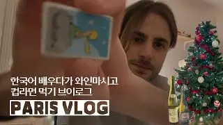 VLOG 🇰🇷🇫🇷 KRFR 한국어 공부하고 와인마시는 프랑스 일상 브이로그