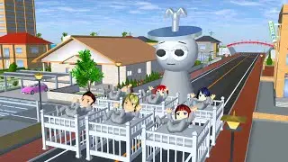 Mio Kumpulkan Baby Silver(CLUKR) Sprunki di dekat U-Mart di Sakura school simulator 