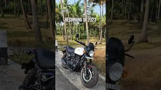 2023🤍 #hunter350 #modified #rehunter350 #royalenfield #caferacer #gt650 &hellip;.hunter 350 clipons handle
