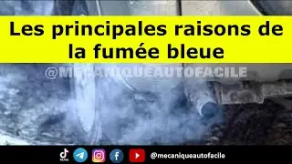 LES PRINCIPALES RAISONS DE LA FUMEE BLEUE A L'ECHAPPEMENT ! #automobile #auto #moteur #voiture #fypシ