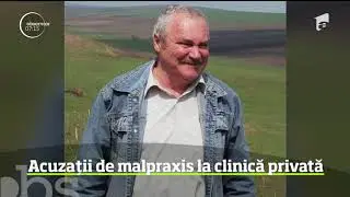 Acuzaţii de malpraxis la adresa unei clinici private din Bacău, după ce un bărbat a murit