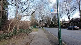 Vancouver Canada. Walking Exploration of City Life. Champlain Heights Area near Burnaby Border.