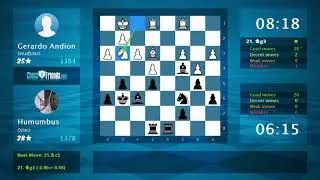 Chess Game Analysis: Gerardo Andion - Humumbus : 0-1 (By ChessFriends.com)