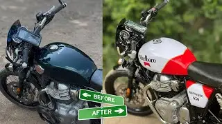 We made This Intercepter 650 Marlboro Edition | Bike Wrapping | @H9AUTOMOTIVE