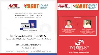 Codissia Intec 2022 - Axis Global Automation Company Stall Inaugural - Eye Reflect Photography
