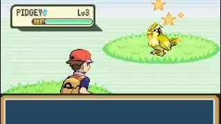 Live Shiny Pidgey After 3,803 Random Encounters! (Pokémon FireRed)