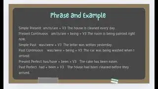 Tugas video akhir grammar (materi pasive voice and active voice)