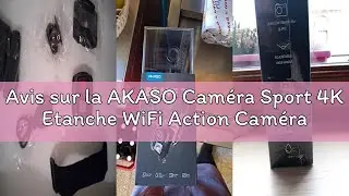 Avis sur la AKASO Cam&eacute;ra Sport 4K Etanche WiFi Action Cam&eacute;ra Sportive Ultra Full HD Stabilisateur av