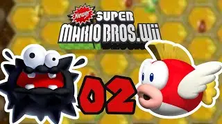 Newer Super Mario Bros. Wii 🍄 # 02 Fails im Turm - Ich treffe die Schalter nicht - Eine Tauchpartie