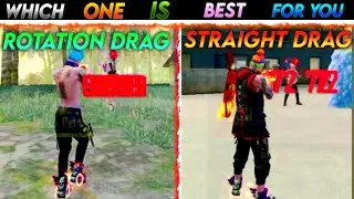 ROTATION DRAG VS STRAIGHT DRAG - [ आपके लिए कौनसा बेस्ट है ] Full Explain || Garena Free Fire ||