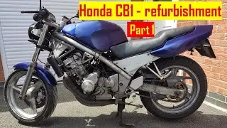 Honda CB1 wheel refurbish
