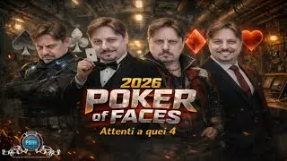 POKER of FACES 2026: chi sono NOSTROMO, ECHO, ENIGMA?
