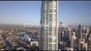 skyscraper building Q1 Tower at Surfers...