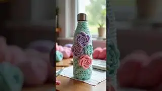 20 Crochet Water bottle Holder Ideas for Home & Travel🍶 | crochet water bottle carrier free pattern✨