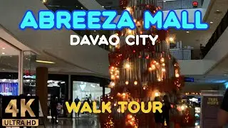 Abreeza Mall Walk Tour | 4K | Davao City, Philippines