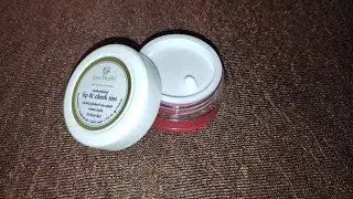 Just Herbs Lip & Cheek Tint | Review | Brick Red
