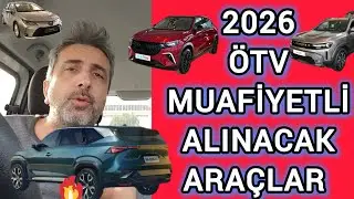 2026'da &Ouml;TV Muafiyetli Alınabilecek Otomobiller | 2026 YENİ ENGELLİ &Uuml;ST FİYAT SINIRI ARA&Ccedil;LAR 