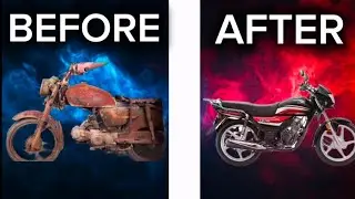 Repairing old bike into new bike#sam tech HD#crazy