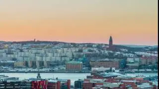 Masthuggskyrkan Sunrise - Gothenburg Timelapse by Glennshood, 11 February 2017