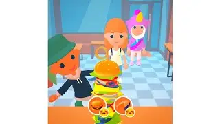 BURGER RUSH 🍔🍗🍔 All Levels Walkthrough Android,iOS Gameplay Max Level BR10 JKVJL0
