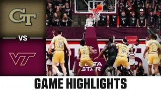 Georgia Tech vs. Virginia Tech Game Highlights | 2025-26 ACC Men's Basketball
