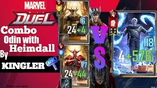 Marvel Duel | Combo Odin with Heimdall Defeat Ego