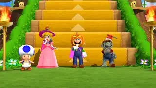 Step It Up 7 Wins | Mario Party 9 - Peach Halloween Vs Rival Players (Master Com)