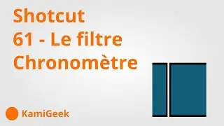 Serie tuto shotcut : 61 - Le filtre Chronomètre