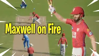 Maxwell Leads KXIP to Big Score *KXIP VS DC IPL 2020 Highlights* [Cricket 20]