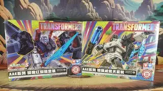 Unboxing: Auldey Transformers AAE-S Shattered Glass Starscream & Megatron