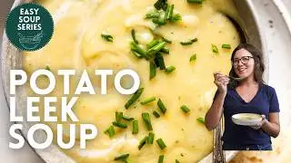 Простой картофельный суп с луком-пореем, который каждый может приготовить сегодня вечером!