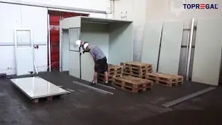 Montage PREFAB Hallenbuero