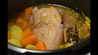 Pot&eacute;e de l&eacute;gumes rouelle de porc au cookeo