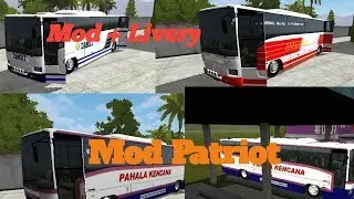 New Mod BUSSID!! ||  Mod old new Patriot || BUSSID 2.9